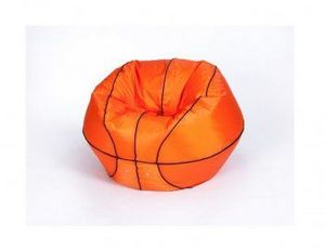 Кресло-мешок Баскетбольный мяч большой оранжево-черное в Озерске - ozersk.ok-mebel.com | фото 2