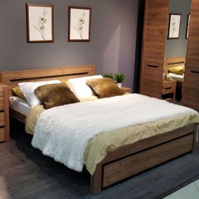 АФИНА А3 Кровать 1600 (крафт) в Озерске - ozersk.ok-mebel.com | фото 4