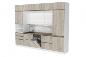 АНТИКА Кухонный гарнитур Экстра 5 (3000 мм) в Озерске - ozersk.ok-mebel.com | фото 4