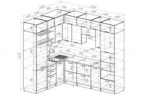 АНТИКА Кухонный гарнитур Гранд Прайм (2100*2700 мм) в Озерске - ozersk.ok-mebel.com | фото 2