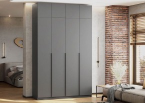 Антресоль 1600 «ШК-5» Графит серый в Озерске - ozersk.ok-mebel.com | фото 4