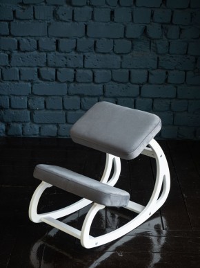 Балансирующий коленный стул Конёк Горбунёк (Белый) в Озерске - ozersk.ok-mebel.com | фото 3