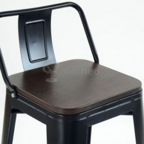 Барный стул N-238 Tolix Wood style Черный в Озерске - ozersk.ok-mebel.com | фото 3