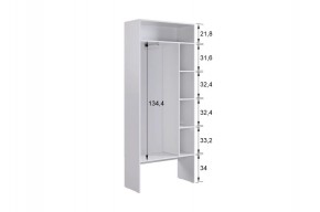 БАСКО Прихожая К5 (графит) в Озерске - ozersk.ok-mebel.com | фото 9