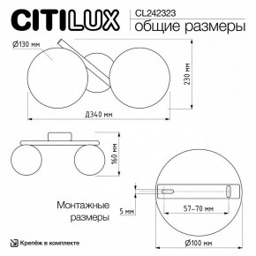 Бра Citilux Ronny CL242323 в Озерске - ozersk.ok-mebel.com | фото 9