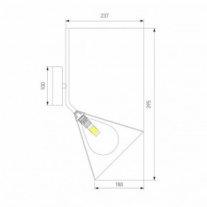Бра Eurosvet Enigma 70161/1 черный в Озерске - ozersk.ok-mebel.com | фото 6