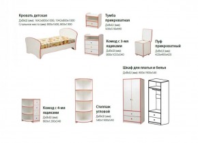Набор мебели для детской Юниор-10 (с кроватью 800*1600) ЛДСП в Озерске - ozersk.ok-mebel.com | фото 2