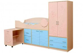 Набор мебели для детской Юниор -12.2 (700*1860) МДФ матовый в Озерске - ozersk.ok-mebel.com | фото
