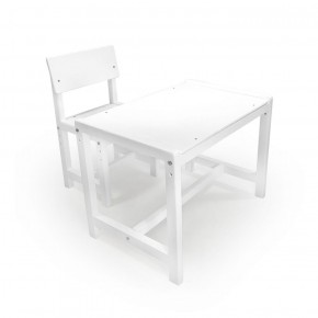 Детский растущий комплект стол и стул Я САМ "Лофт" (Белый, Белый) в Озерске - ozersk.ok-mebel.com | фото