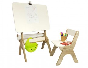 Детский растущий стол-парта и стул Я САМ "Умка" (Дуб/Серый) в Озерске - ozersk.ok-mebel.com | фото 3