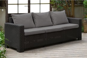 Диван Калифорния 3-х местный (California 3 Sofa), графит в Озерске - ozersk.ok-mebel.com | фото