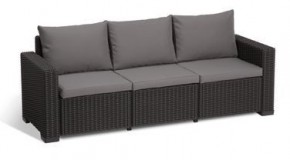 Диван Калифорния 3-х местный (California 3 Sofa), графит в Озерске - ozersk.ok-mebel.com | фото 2