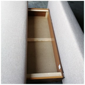 Диван-кровать Комфорт без подлокотников BALTIC AZURE (2 подушки) в Озерске - ozersk.ok-mebel.com | фото 6