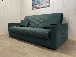 Диван Престиж-15 (НПБ+МДФ) велюр Sensey bottle green в Озерске - ozersk.ok-mebel.com | фото