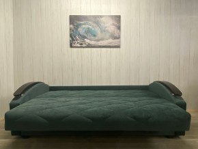 Диван Престиж-16 (НПБ+МДФ) велюр Sensey bottle green в Озерске - ozersk.ok-mebel.com | фото 3