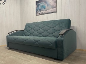 Диван Престиж-16 (НПБ+МДФ) велюр Sensey bottle green в Озерске - ozersk.ok-mebel.com | фото 4