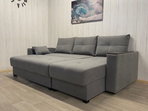 Диван угловой Комфорт-3 (НПБ+МДФ) велюр Galaxy Lite 26 в Озерске - ozersk.ok-mebel.com | фото 3