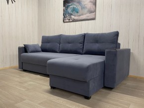 Диван угловой Комфорт-3 (НПБ+МДФ) велюр Monaco 13 в Озерске - ozersk.ok-mebel.com | фото 2