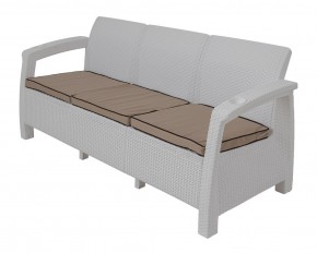 Диван Yalta Premium Sofa 3 Set (Ялта) белый (+подушки под спину) в Озерске - ozersk.ok-mebel.com | фото 1