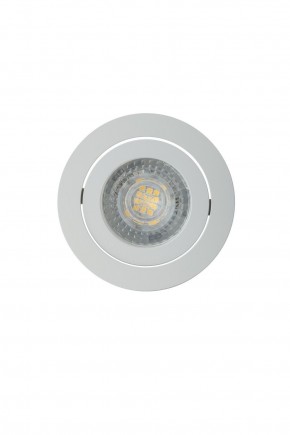 DK2017-WH Встраиваемый светильник, IP 20, 50 Вт, GU10, белый, алюминий в Озерске - ozersk.ok-mebel.com | фото