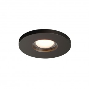 DK2036-BK Встраиваемый светильник влагозащ., IP 44, до 15 Вт, GU10, LED, черный, алюминий в Озерске - ozersk.ok-mebel.com | фото 3
