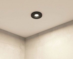 DK2036-BK Встраиваемый светильник влагозащ., IP 44, до 15 Вт, GU10, LED, черный, алюминий в Озерске - ozersk.ok-mebel.com | фото 7