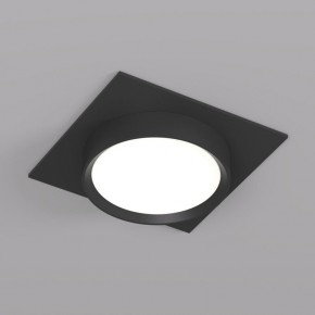 DK2091-BK Встраиваемый светильник FLAT, IP 20, до 15 Вт, GX53, LED, черный, алюминий в Озерске - ozersk.ok-mebel.com | фото