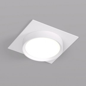 DK2091-WH Встраиваемый светильник FLAT, IP 20, до 15 Вт, GX53, LED, белый, алюминий в Озерске - ozersk.ok-mebel.com | фото