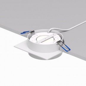 DK2091-WH Встраиваемый светильник FLAT, IP 20, до 15 Вт, GX53, LED, белый, алюминий в Озерске - ozersk.ok-mebel.com | фото 4