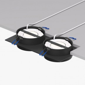 DK2092-BK Встраиваемый светильник FLAT, IP 20, до 15 Вт, GX53, LED, черный, алюминий в Озерске - ozersk.ok-mebel.com | фото 2