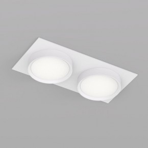 DK2092-WH Встраиваемый светильник FLAT, IP 20, до 15 Вт, GX53, LED, белый, алюминий в Озерске - ozersk.ok-mebel.com | фото 2