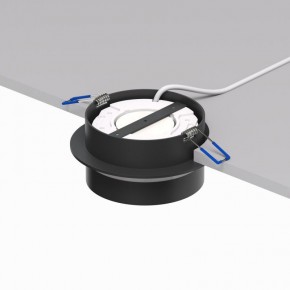 DK2100-BK Встраиваемый светильник NIKO, IP 20, до 15 Вт, GX53, LED, черный, акрил, алюминий в Озерске - ozersk.ok-mebel.com | фото 4