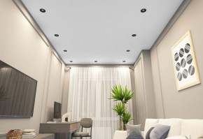 DK2120-BK Встраиваемый светильник, IP 20, 50 Вт, GU10, черный, алюминий в Озерске - ozersk.ok-mebel.com | фото 6
