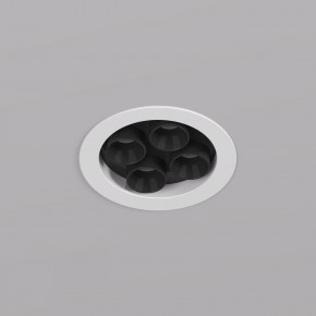 DK2510-WB Встраиваемый светильник SPACE со светодиодом d65 220V 8W 38° 4000К IP20 белый/черный алюминий в Озерске - ozersk.ok-mebel.com | фото 2
