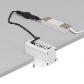 DK2530-WB Встраиваемый светильник SPACE со светодиодом под шпатлевку L69mm 220V 6W 38° 4000К IP20 белый/черный алюминий в Озерске - ozersk.ok-mebel.com | фото 5