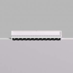 DK2532-WB Встраиваемый светильник SPACE со светодиодом под шпатлевку L240mm 220V 20W 38° 4000К IP20 белый/черный алюминий в Озерске - ozersk.ok-mebel.com | фото 3