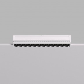 DK2532-WB Встраиваемый светильник SPACE со светодиодом под шпатлевку L240mm 220V 20W 38° 4000К IP20 белый/черный алюминий в Озерске - ozersk.ok-mebel.com | фото 4