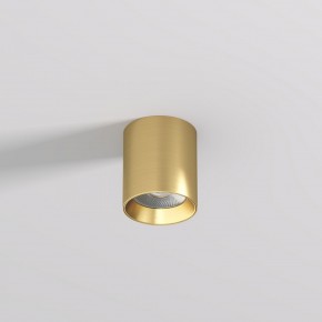 DK2610-SB Накладной светильник SHINE TUBE со светодиодом, D70*H80, IP20, 3000К, 10W, RA?90, сатинированная латунь, алюминий в Озерске - ozersk.ok-mebel.com | фото 2