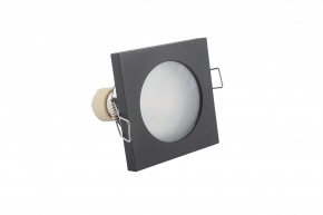 DK3015-BK Встраиваемый светильник влагозащ., IP 44, 50 Вт, GU10, черный, алюминий в Озерске - ozersk.ok-mebel.com | фото 4