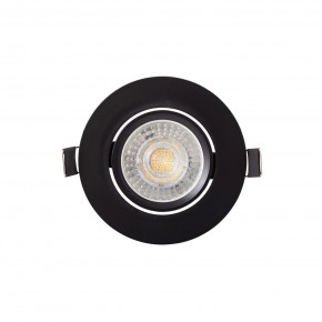 DK3020-BK Встраиваемый светильник, IP 20, 10 Вт, GU5.3, LED, черный, пластик в Озерске - ozersk.ok-mebel.com | фото