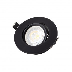 DK3020-BK Встраиваемый светильник, IP 20, 10 Вт, GU5.3, LED, черный, пластик в Озерске - ozersk.ok-mebel.com | фото 2