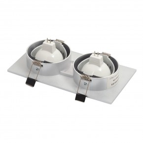 DK3022-CM Встраиваемый светильник, IP 20, 10 Вт, GU5.3, LED, серый, пластик в Озерске - ozersk.ok-mebel.com | фото 4