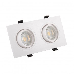 DK3022-WH Встраиваемый светильник, IP 20, 10 Вт, GU5.3, LED, белый, пластик в Озерске - ozersk.ok-mebel.com | фото 3