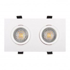 DK3022-WH Встраиваемый светильник, IP 20, 10 Вт, GU5.3, LED, белый, пластик в Озерске - ozersk.ok-mebel.com | фото 2