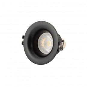 DK3024-BK Встраиваемый светильник, IP 20, 10 Вт, GU5.3, LED, черный, пластик в Озерске - ozersk.ok-mebel.com | фото