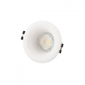 DK3024-WH Встраиваемый светильник, IP 20, 10 Вт, GU5.3, LED, белый, пластик в Озерске - ozersk.ok-mebel.com | фото 1