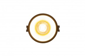 DK3026-BG Встраиваемый светильник, IP 20, 10 Вт, GU5.3, LED, черный/золотой, пластик в Озерске - ozersk.ok-mebel.com | фото 2