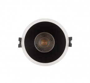 DK3026-WB Встраиваемый светильник, IP 20, 10 Вт, GU5.3, LED, белый/черный, пластик в Озерске - ozersk.ok-mebel.com | фото
