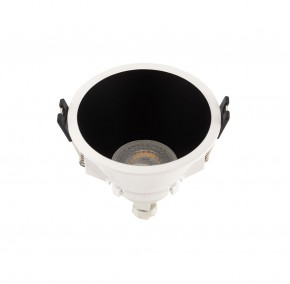 DK3026-WB Встраиваемый светильник, IP 20, 10 Вт, GU5.3, LED, белый/черный, пластик в Озерске - ozersk.ok-mebel.com | фото 2