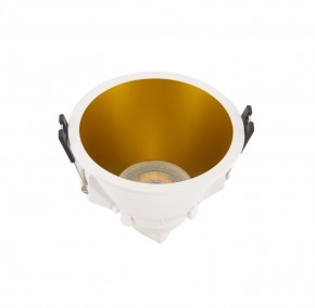 DK3026-WG Встраиваемый светильник, IP 20, 10 Вт, GU5.3, LED, белый/золотой, пластик в Озерске - ozersk.ok-mebel.com | фото 2
